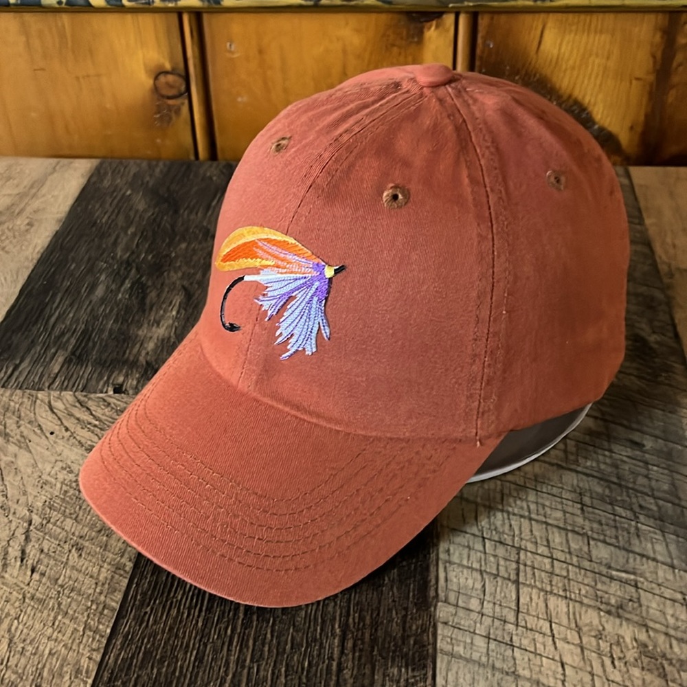 CUSTOM DESIGN FLY FISHING CASUAL HAT. - Picture 3 of 4